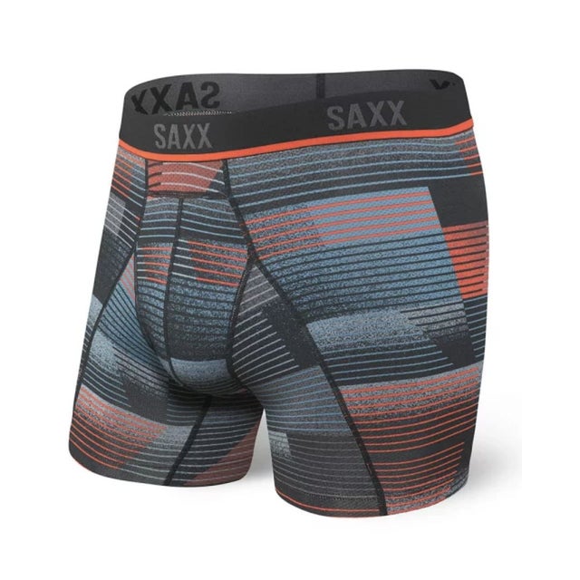Saxx Kinetic Boxer Brief | Black Vermillion